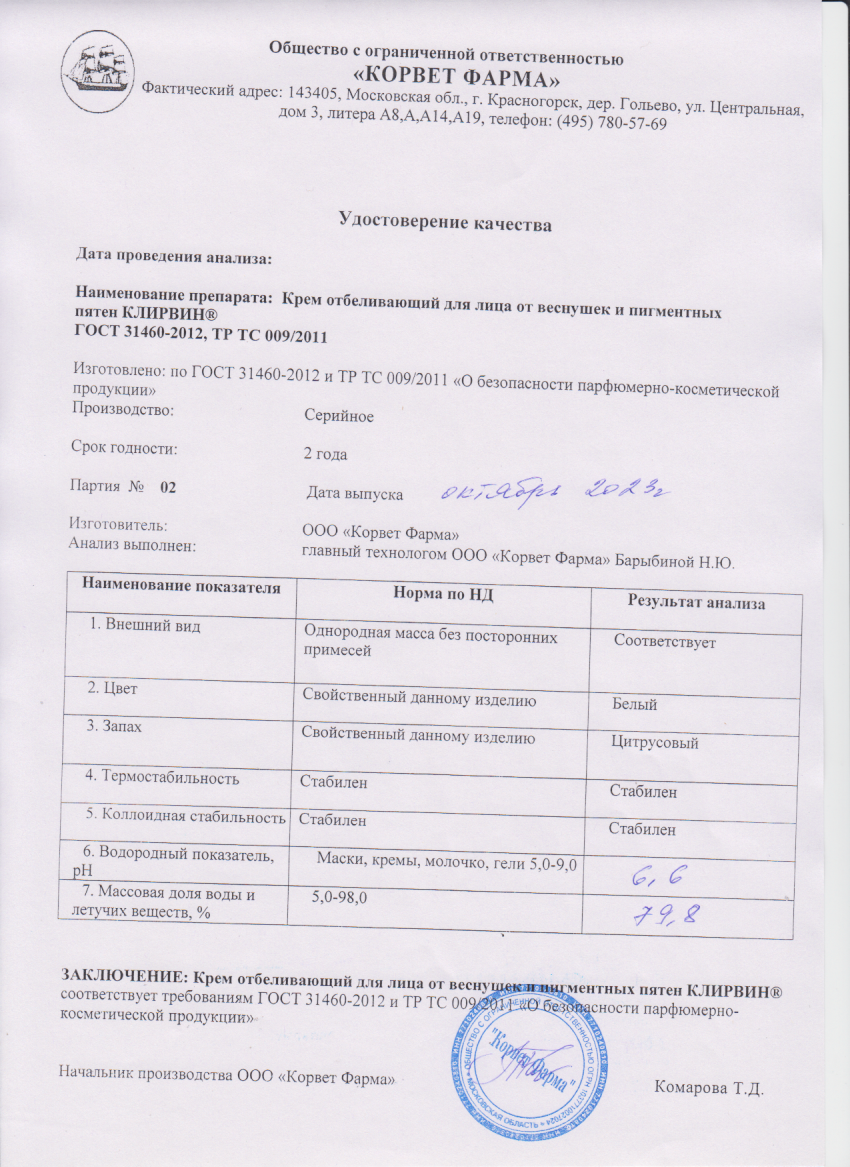 Паспорт №10202302